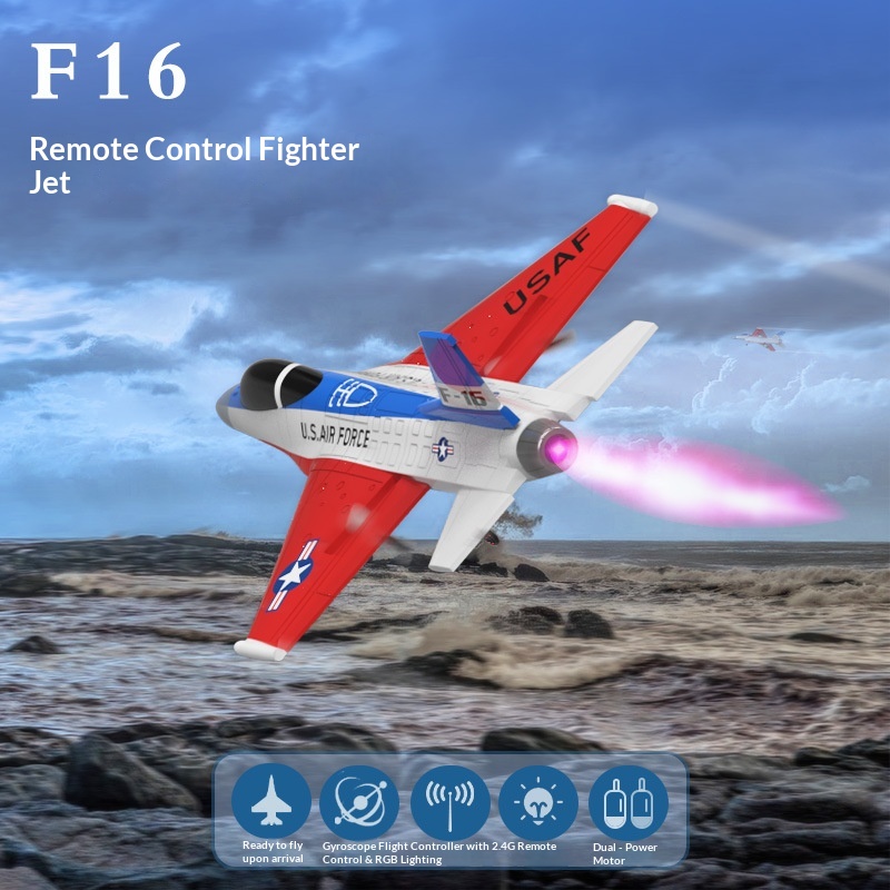 Rc Hobby Jet Plane - VOLANTEXRC F‑16 RC истребитель с 2-канальным